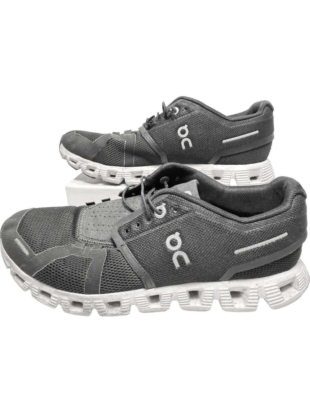 On Cloud 6, Black/White, Womens 7.5 B Medium US Running Shoes Sneakers